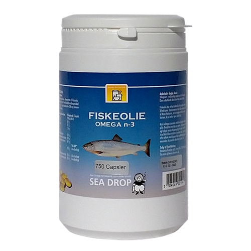 Decamin Fiskeolie - Sea Drop 750 stk.